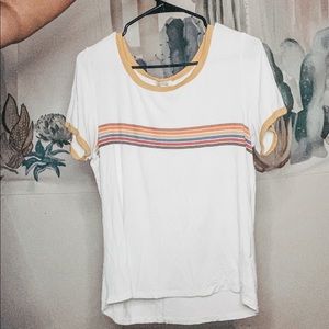 White colored striped shirt